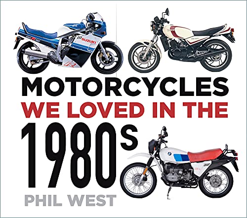 Book cover featuring three vintage motorcycles from the 1980s.