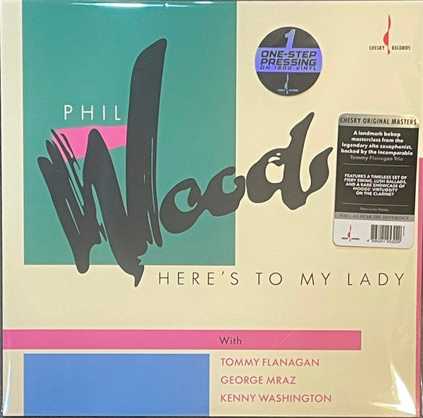 Phil Woods “Here’s To My Lady” vinyl record cover, abstract design.