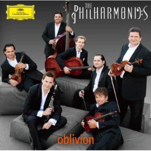 CD cover featuring six musicians with string instruments, titled "Oblivion".