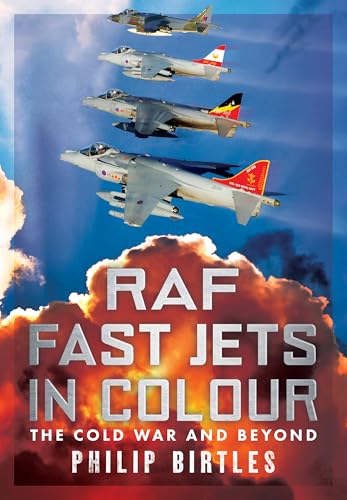 Book cover featuring four grey RAF fast jets against a cloudy sky.
