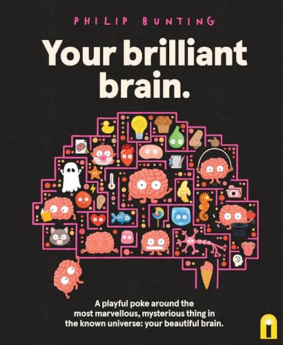 Book cover titled Your Brilliant Brain with a maze shaped like a brain.