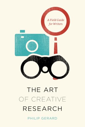 Book cover with camera, binoculars, and red circle design.
