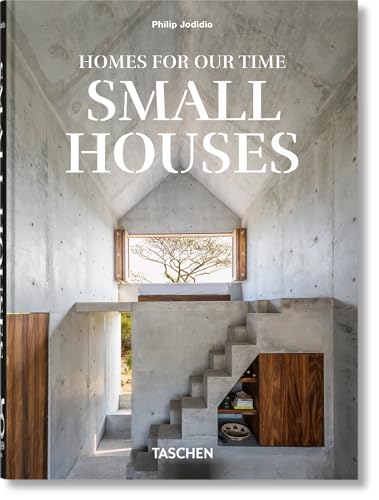 Book cover: “Homes For Our Time. Small Houses” featuring a modern interior.