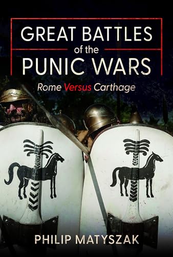 Book cover showing soldiers with shields featuring horse and palm tree emblems in battle.