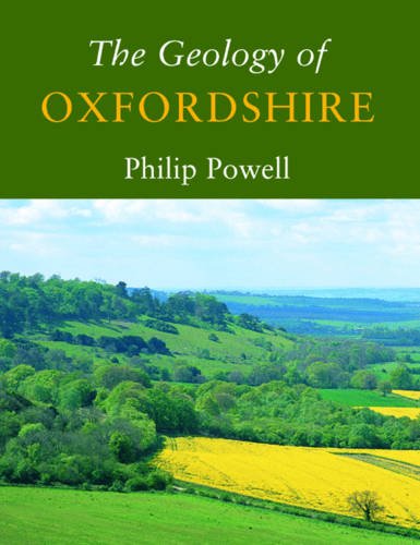 Book cover: “The Geology of Oxfordshire” with a landscape image.