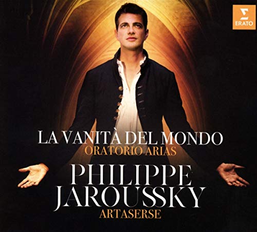 CD cover featuring countertenor Philippe Jaroussky in dark clothing.