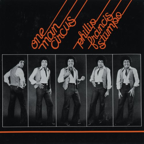 Album cover featuring five black and white photos of the same man in vests.