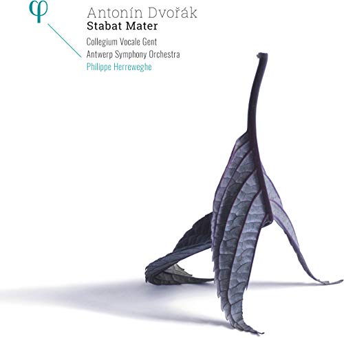 Album cover featuring a dark, textured leaf standing upright against a white background.