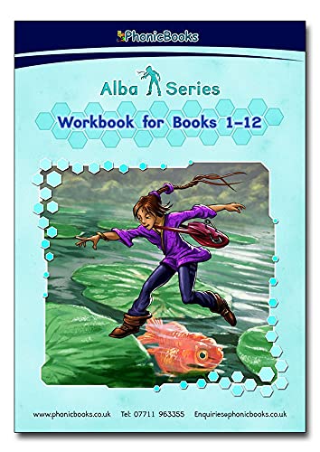 Workbook cover with illustration of a girl leaping over water and a koi fish.
