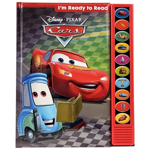 Disney Pixar Cars sound book featuring Lightning McQueen and Mater reading.
