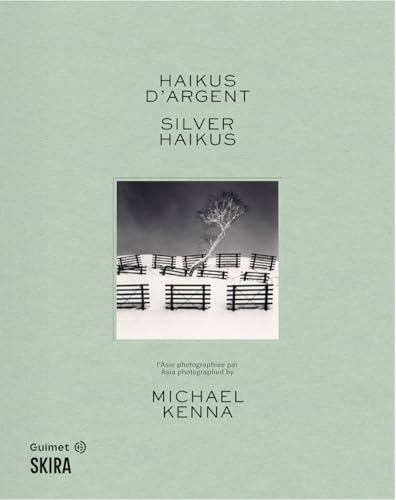 Book cover: snowy landscape photograph by Michael Kenna, bilingual text.