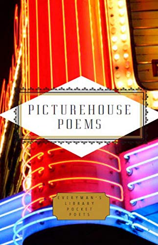Book cover with title “Picturehouse Poems” over blurred theater lights.