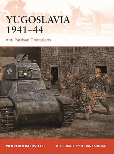 Book cover depicting WWII German soldiers and a tank in Yugoslavia.