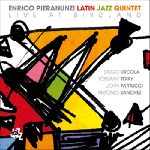 CD cover for Enrico Pieranunzi’s Latin Jazz Quintet live album.