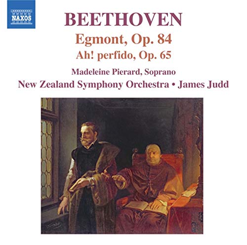 CD cover for Beethoven’s “Egmont” featuring a historical painting.