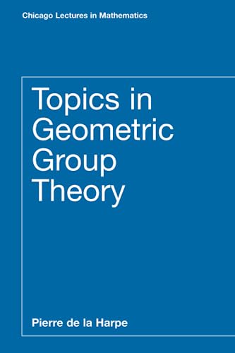 Blue book cover with white text: "Topics in Geometric Group Theory".