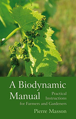 Book cover with green leaves and title “A Biodynamic Manual.”