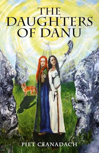 Book cover: two women with a dog, standing in a landscape.