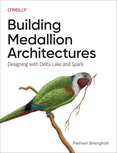 Book cover with title “Building Medallion Architectures” and a parrot.