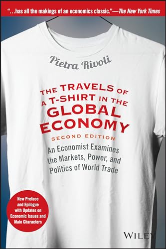 Book cover featuring a white t-shirt with red text: "The Travels of a T-Shirt.