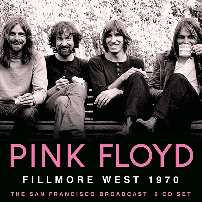 Pink Floyd band portrait with album title “Fillmore West 1970” below.
