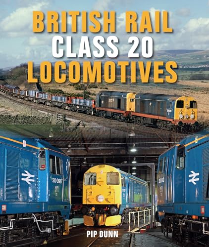 Book cover featuring British Rail Class 20 diesel locomotives in blue livery.