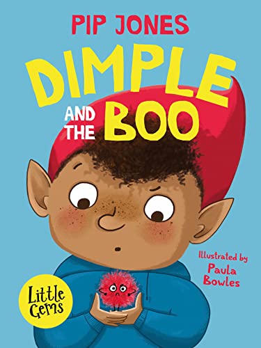 Book cover featuring a boy with pointed ears holding a small, fuzzy red creature.