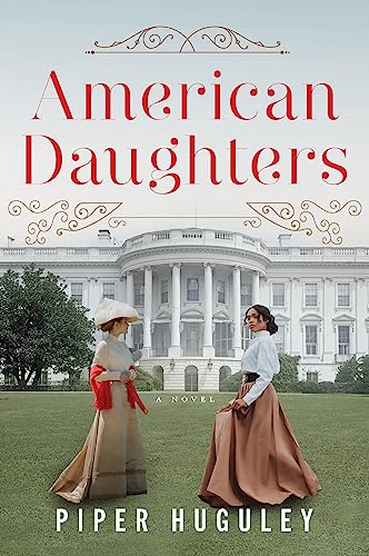 Book cover: two women in period dress before the White House.