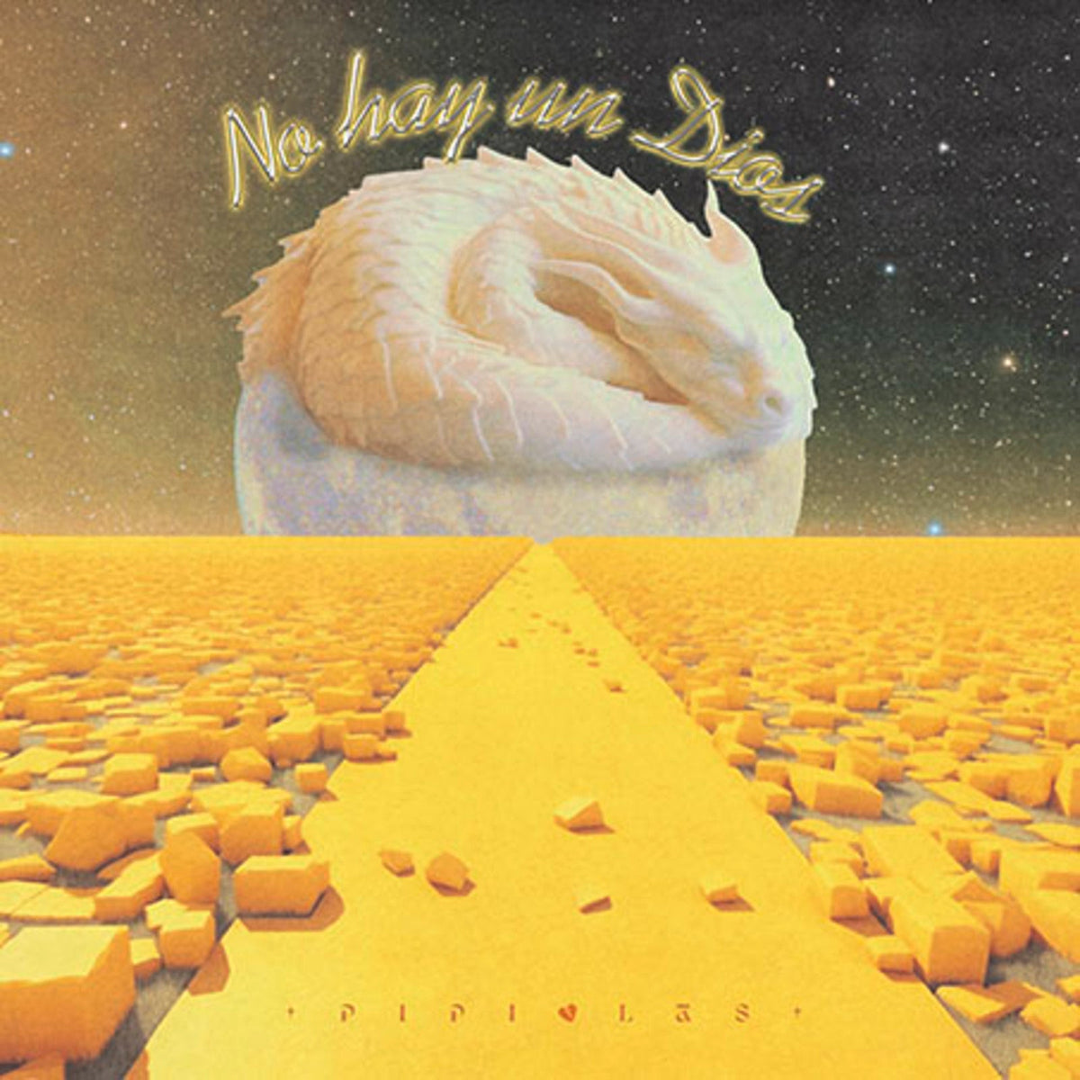 Album cover with a cloud and a yellow brick road receding into distance.
