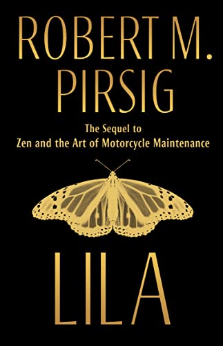 Book cover for "Lila" by Robert M. Pirsig with a butterfly image.