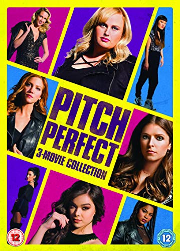 DVD cover for Pitch Perfect 3-Movie Collection featuring portraits of the female cast members.