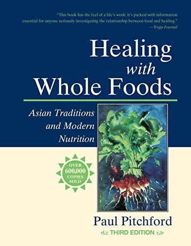 Book cover: “Healing with Whole Foods,” featuring vegetables and text.