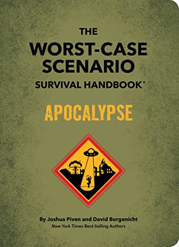 Book cover with olive green background, black text, and a yellow diamond warning icon.