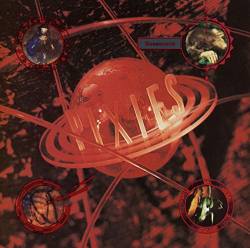 Album cover featuring a red planet with rings, Pixies text, and four circular image insets.