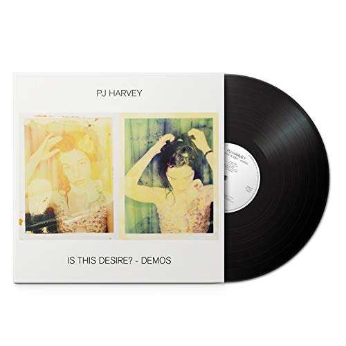 Vinyl record sleeve with two faded photos of a woman and black vinyl.