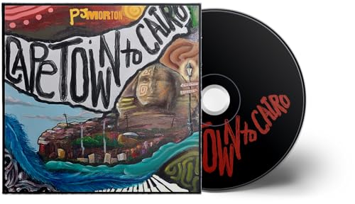 PJ Morton’s “Cape Town To Cairo” CD with painted cover art.