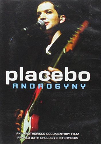 Placebo "Androgyny" DVD cover featuring Brian Molko performing with a guitar.
