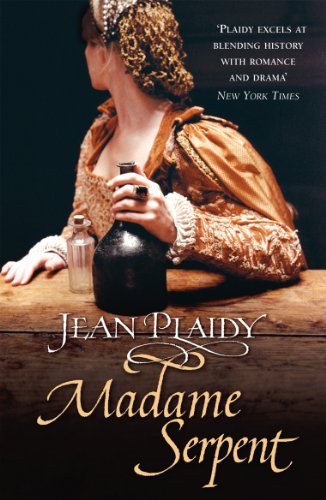 Book cover: woman in Renaissance dress holding a dark bottle.