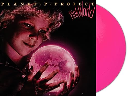 Planet P Project “Pink World” vinyl record with pink disc and cover art.