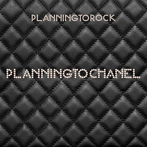 CD cover for Planningtorock’s “Planningtochanel” with diamond-patterned texture.
