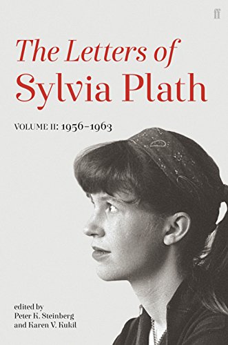 Book cover: “Letters of Sylvia Plath Volume II” with portrait of Plath.