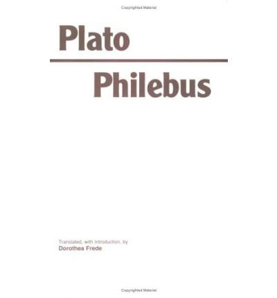 Book cover of Plato's Philebus, translated by Dorothea Frede, with brown text on white.