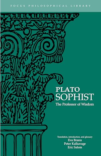 Book cover: "Sophist" by Plato, featuring a detailed Corinthian capital.