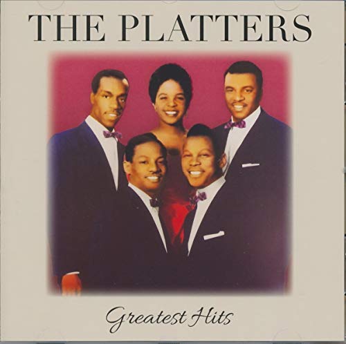 CD cover for The Platters’ “Greatest Hits” featuring the group’s portrait.