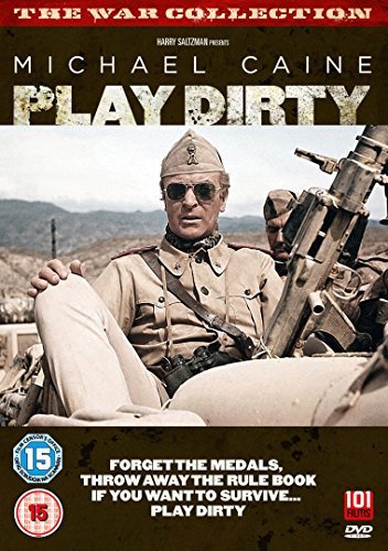 DVD cover for “Play Dirty” featuring Michael Caine as a soldier.