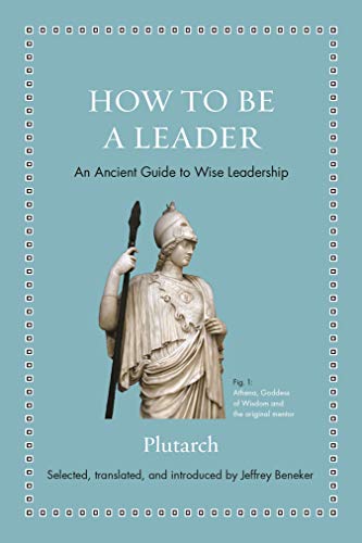 Book cover of How to Be a Leader featuring a statue of Athena.