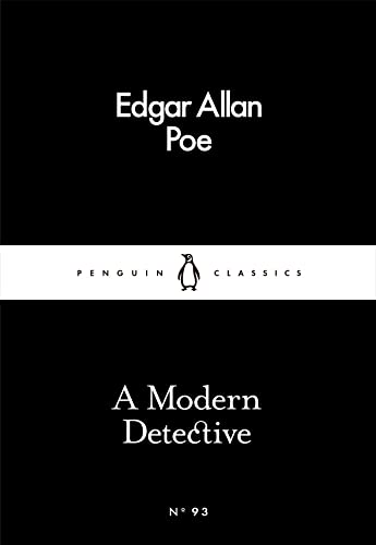 Black Penguin Classics book cover with white text: "A Modern Detective" by Edgar Allan Poe.