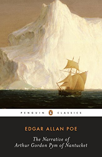 A sailing ship drifts before a massive iceberg on this Penguin Classics book cover.