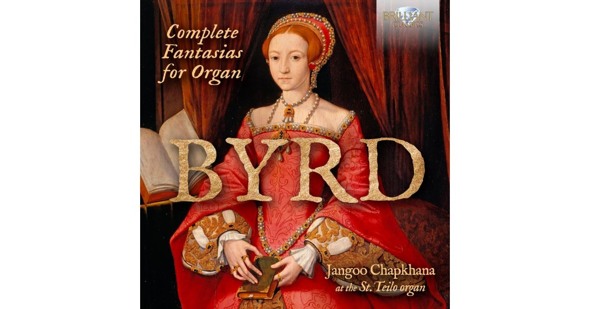 CD cover: portrait of a woman in red, with gold lettering "BYRD".