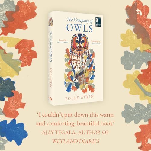Book cover featuring an owl illustration composed of floral patterns.